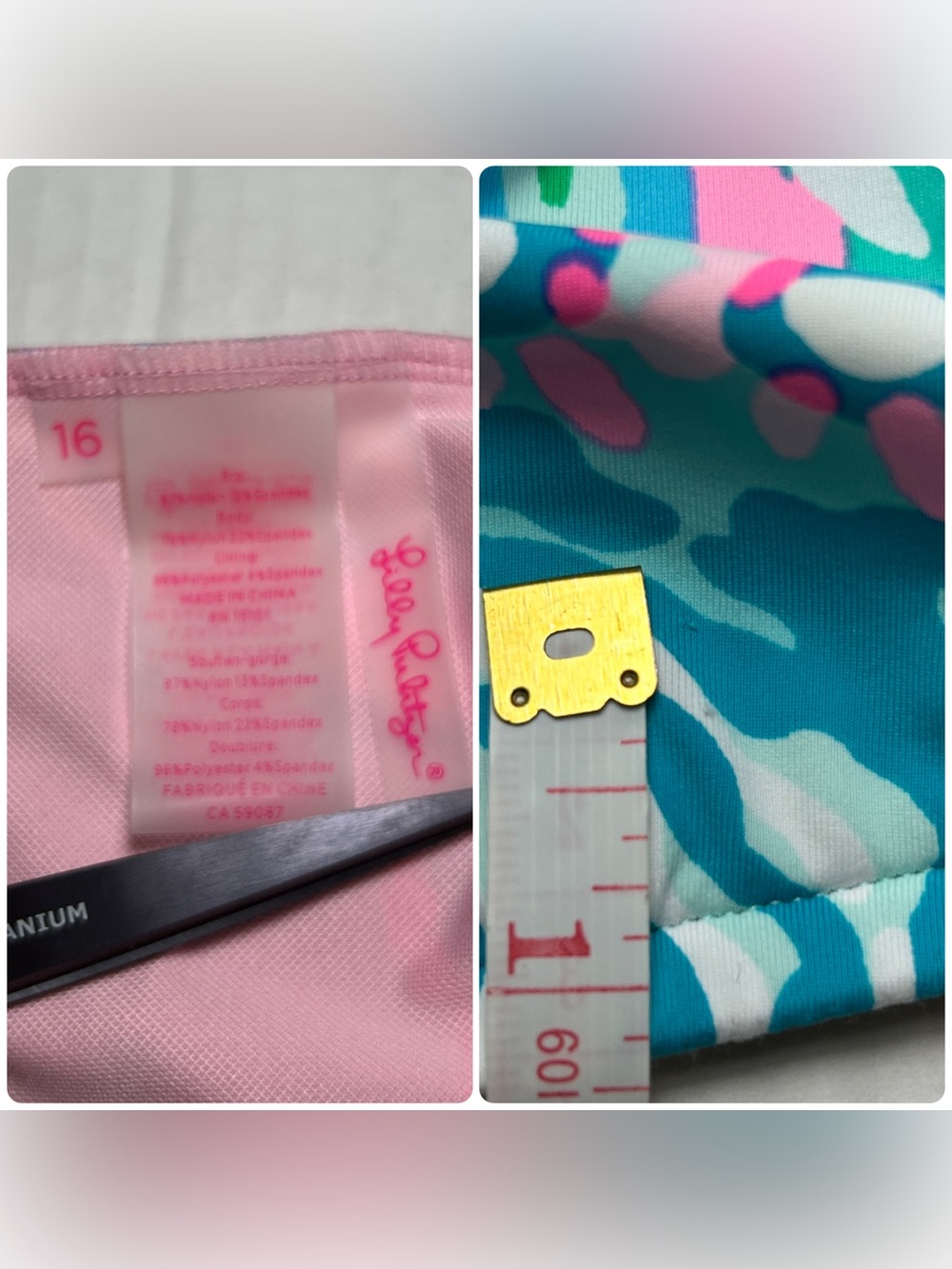 Lilly Pulitzer Dru One-Piece Swimsuit Size 16 - Picture 11 of 11